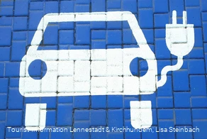 E-Auto-Ladestation Symbol
